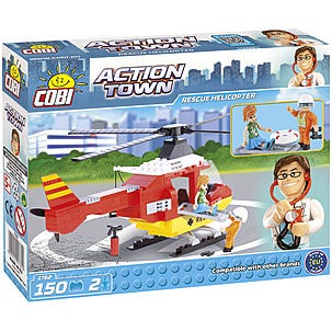 Byggklossar räddningshelikopter, Cobi
