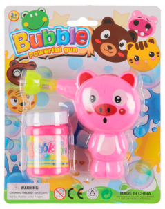 Såpbubbelpistol Djur, 3+
