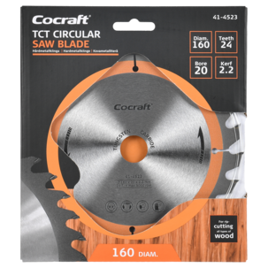 Cocraft sågklinga 160 x 20 x 2,2 mm, 24T