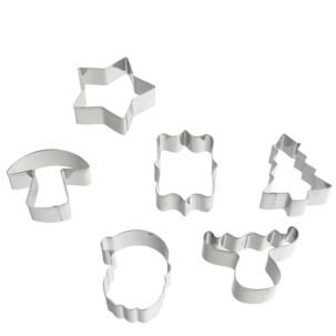 Piparkakkumuotti, perinteiset jouluaiheet, 6 kpl