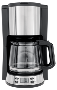 Kaffetrakter med timer, 10 kopper