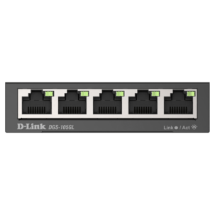 D-Link DGS-105GL nätverksswitch 5-portars Gigabit