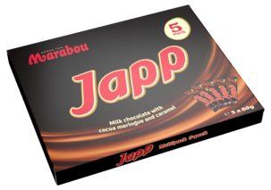 Japp sjokolade 5 x 60 gram