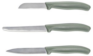 Skalknivar & grönsaksknivar, 3-pack