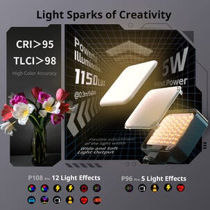 SmallRig P108 Pro Mini-LED-videolampe