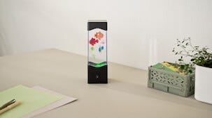 Pöytävalaisin, kalat ja meduusat, 23 cm