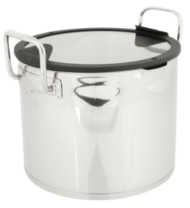 Kastrullset induktion rostfritt stål, 6 delar