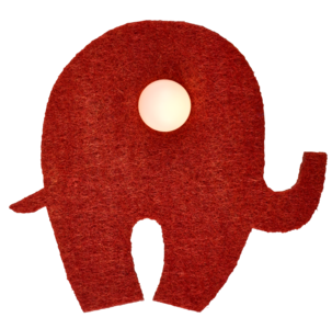 Batteridriven ljusslinga med filtfigurer