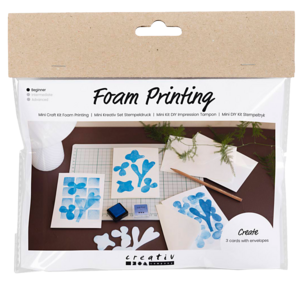 Creativ Company Mini DIY Kit Leimasin, 3 korttia