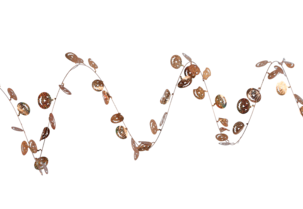 Girlang med pumpor till halloween