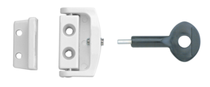 P113 WHITE WINDOW LOCKS