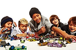 Hot Wheels-biler, 5-pakning, usortert, fra 3 år