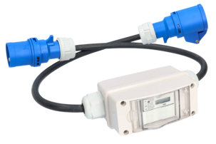 Digital elmätare på kabel CEE