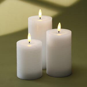 LED-kubbelys med tidsur, hvitt, Northlight, diameter 7,5 cm