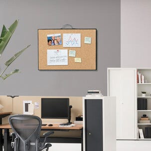 Anslagstavla kork med handtag, 30x40 cm