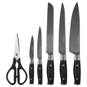 Ninja Foodi K32006 knivsett med knivblokk, 6 deler