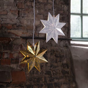 Star Trading Classic adventsstjerne metall 28 cm