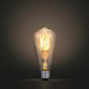 Lyktlampa med skymningssensor LED E27 250 lumen