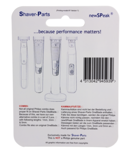 Distanskammar, 1/3/5 mm till Philips OneBlade