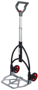 Hopfällbar transportkärra