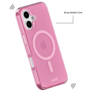 Holdit Transparent Case MagSafe iPhone 17 mobilskal