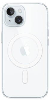 Mobilskal med MagSafe för iPhone 15, Apple Clear Case