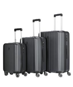 Matkalaukku pyörillä, harmaa