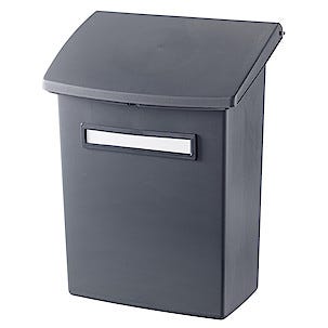 Postkasse i plast med fjærende lokk, Orthex