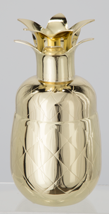 Cocktailshaker ananas, guld