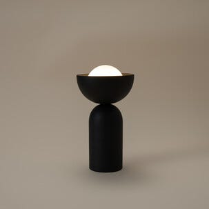 Northlight Birk Pieni pöytävalaisin metallia, 27,5 cm