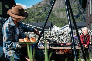 Espegard bålpanne Glo 60, ildfat med stativ