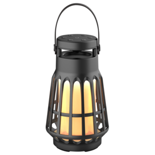 Campinglampa med högtalare, vattentålig och bärbar