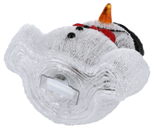 Northlight LED-snømann, utendørsbelysning, 30,5 cm