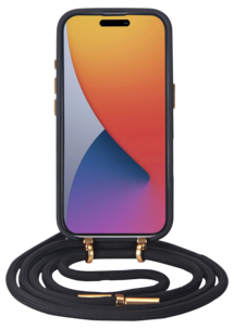 Anmiki mobildeksel med skulderreim til iPhone 16