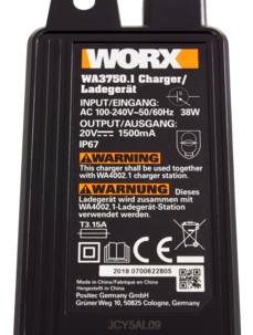 Laddare Worx Landroid WA3750.1 