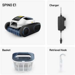 Mammotion Spino E1 batteridriven poolrobot, 150 m2