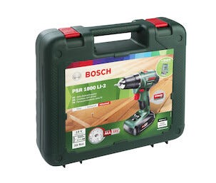 Bosch PSR 1800 LI-2 drill med bor- og bitssett