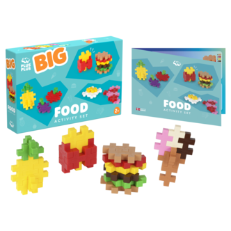 Plus Plus BIG Activity Set Food 50 bitar, från 1 år