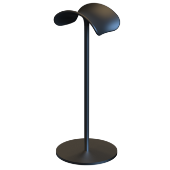 Exibel hörlursställ för skrivbord och gaming, svart