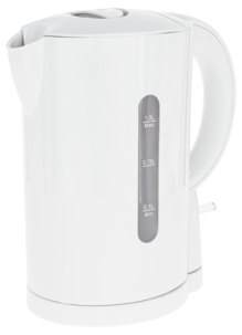 Pieni vedenkeitin 1 litra, valkoinen, 1080 W
