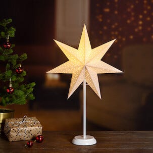 Adventstjerne med fot