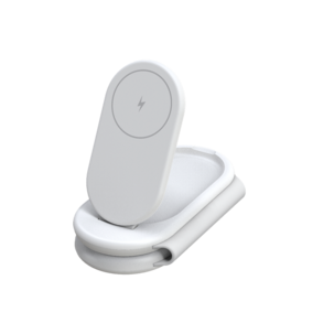 Trådlös laddare 3-i-1 Qi2 magnetisk, Apple och Android