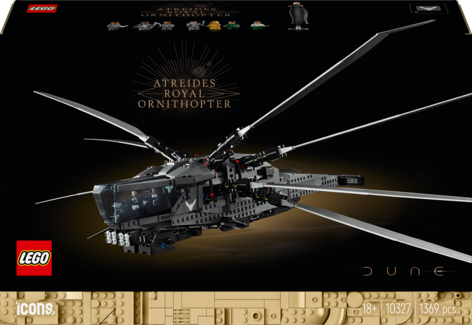 LEGO Icons Dune Atreides Royal Ornithopter 10327, 18+