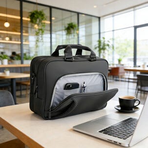 Anmiki laptopveske 15,6 tommer, svart