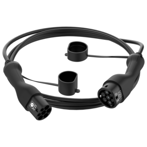 Cocraft ladekabel elbil type 2 til type 2, 3-fase, 5 m