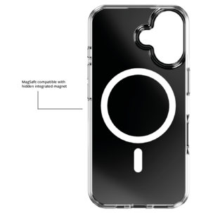 Holdit Mirror MagSafe mobildeksel iPhone 17, svart