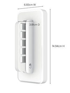 Command självhäftande klädhängare hopfällbar, vit, 4,5 kg