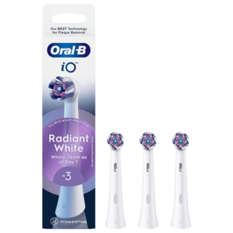 Oral-B iO Radiant White børstehoder, hvit