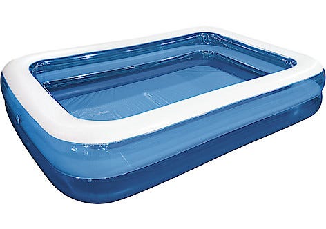 Ilmalla täytettävä uima-allas lapsille 2 x 1,5 m