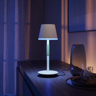 Philips Hue WCA Go bärbar bordslampa metall, 35 cm